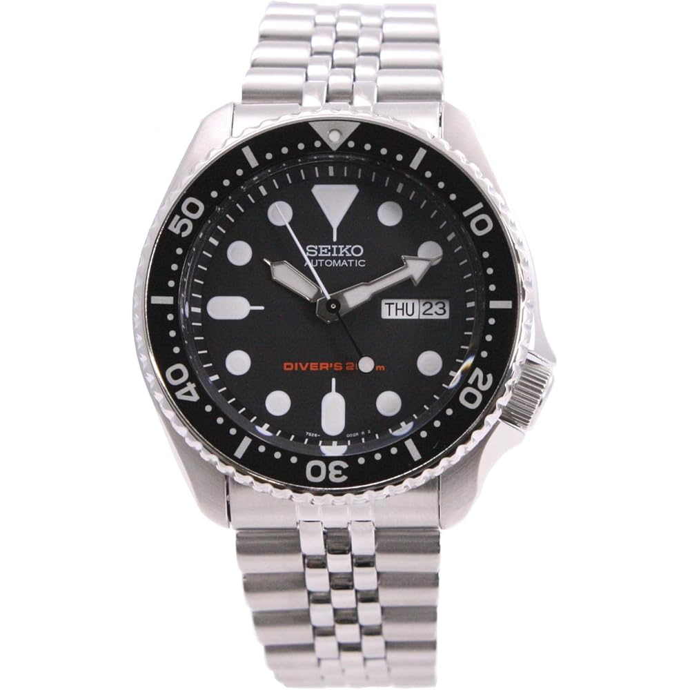 Seiko Black Boy SKX007K2 Automatic Diver s Watch 200m Silver Metal Men s Timepiece
Seiko Black Boy SKX007K2 Automatic Diver s Watch 200m Silver Metal Men s Timepiece