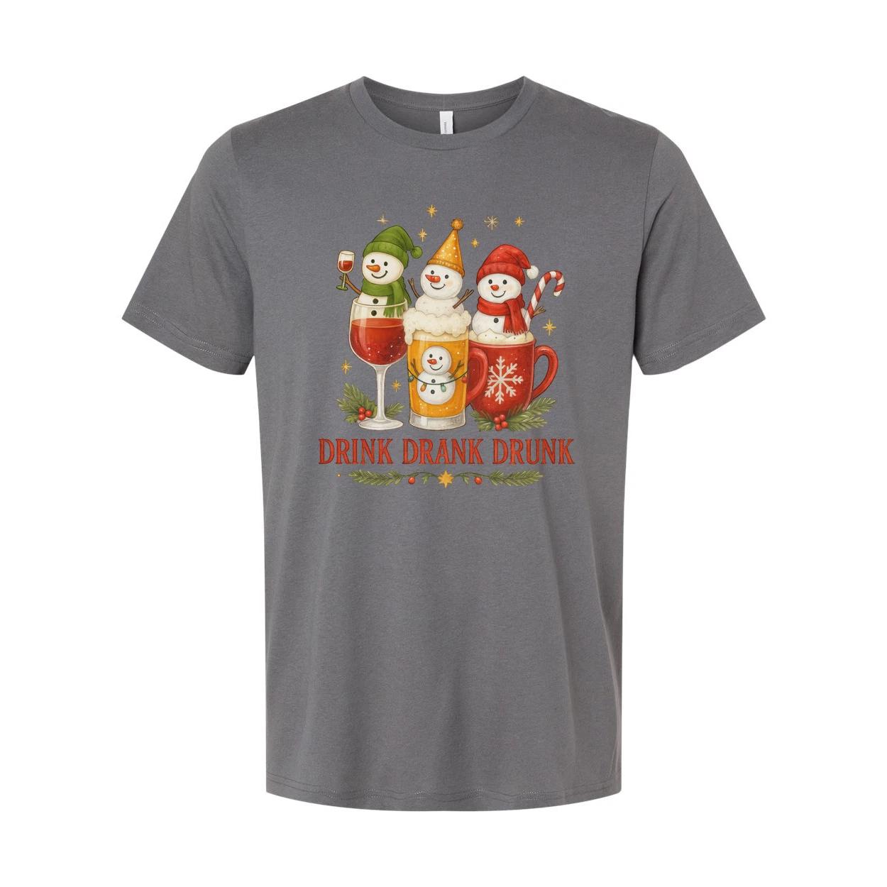 Unisex Christmas T Shirt With Snowmen In Drinks Candy Cane Mug Graphic And The P XL
Unisex Christmas T Shirt With Snowmen In Drinks Candy Cane Mug Graphic And The P XL