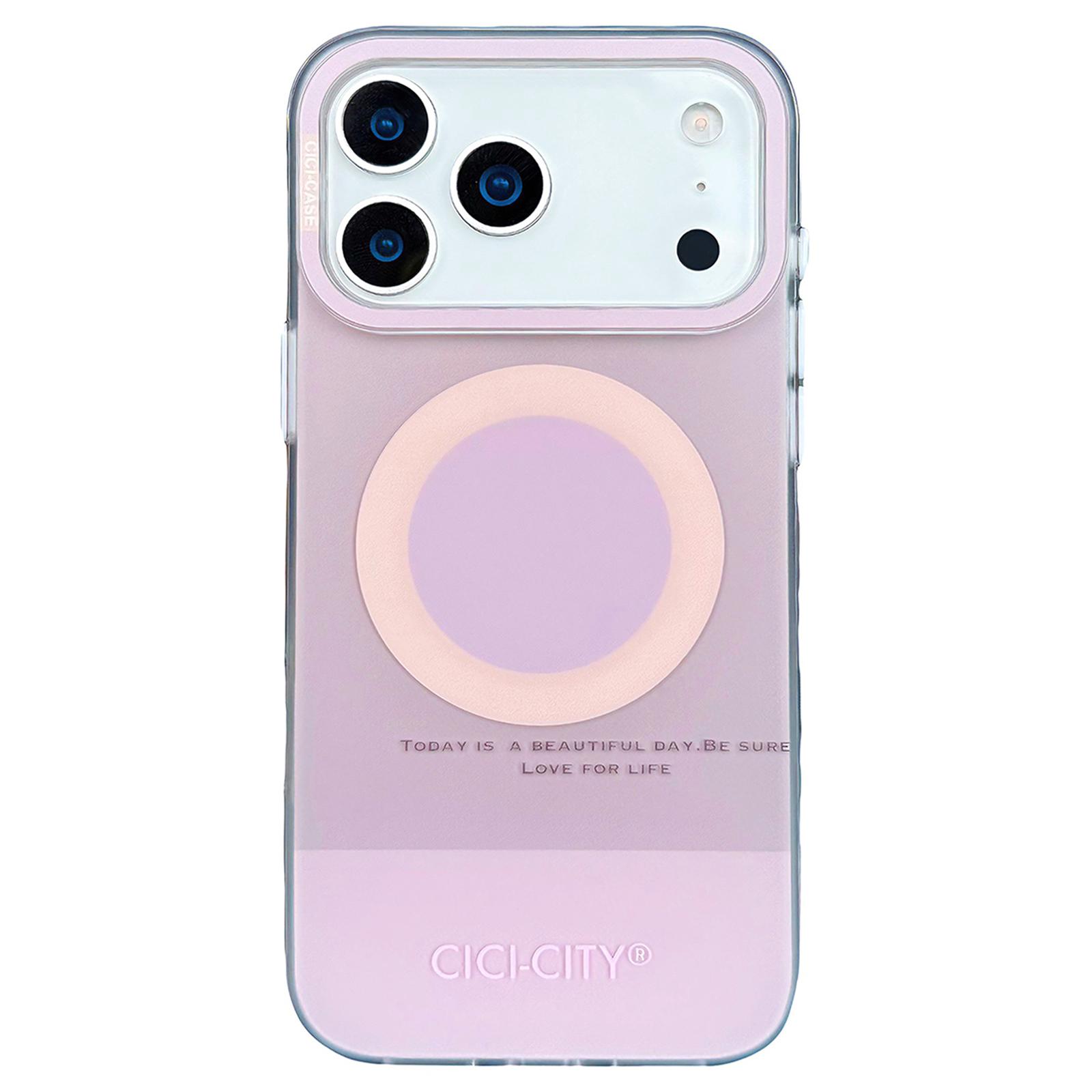 CICI-CITY For iPhone 17 Pro Max Case Compatible with MagSafe Macaron Color IMD PC + TPU Phone Cover
CICI-CITY For iPhone 17 Pro Max Case Compatible with MagSafe Macaron Color IMD PC + TPU Phone Cover