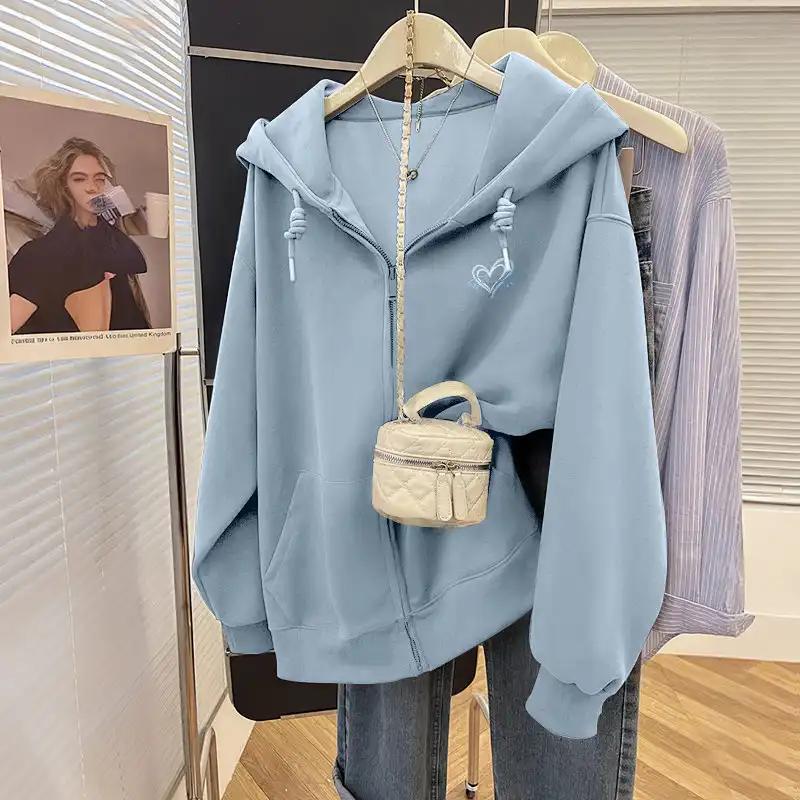 Women s Oversized Hoodie Embroidered Heart Zip-Up Casual Jacket S синій
Women s Oversized Hoodie Embroidered Heart Zip-Up Casual Jacket S синій