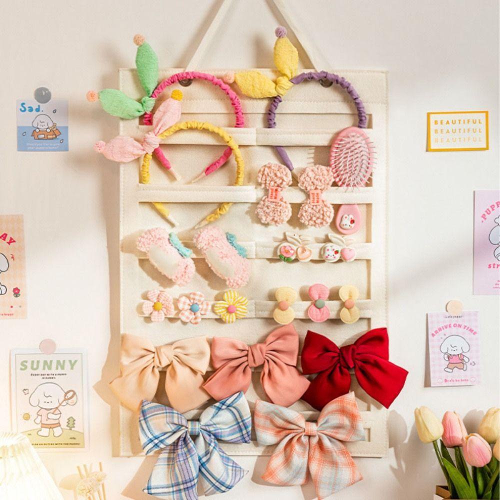 Wall-Mounted Hair Bows Organizer Large Capacity Hair Clip Storage Hanger Headband Holder Hair Rope S
Wall-Mounted Hair Bows Organizer Large Capacity Hair Clip Storage Hanger Headband Holder Hair Rope S