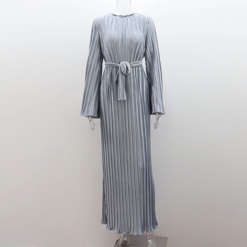 and American Style Women s Clothing 2024 Spring and Autumn New Fashion Long Dress Women s Casual Solid Color Round Neck Flared Sleeves Pleated Dress Gray M
and American Style Women s Clothing 2024 Spring and Autumn New Fashion Long Dress Women s Casual Solid Color Round Neck Flared Sleeves Pleated Dress Gray M