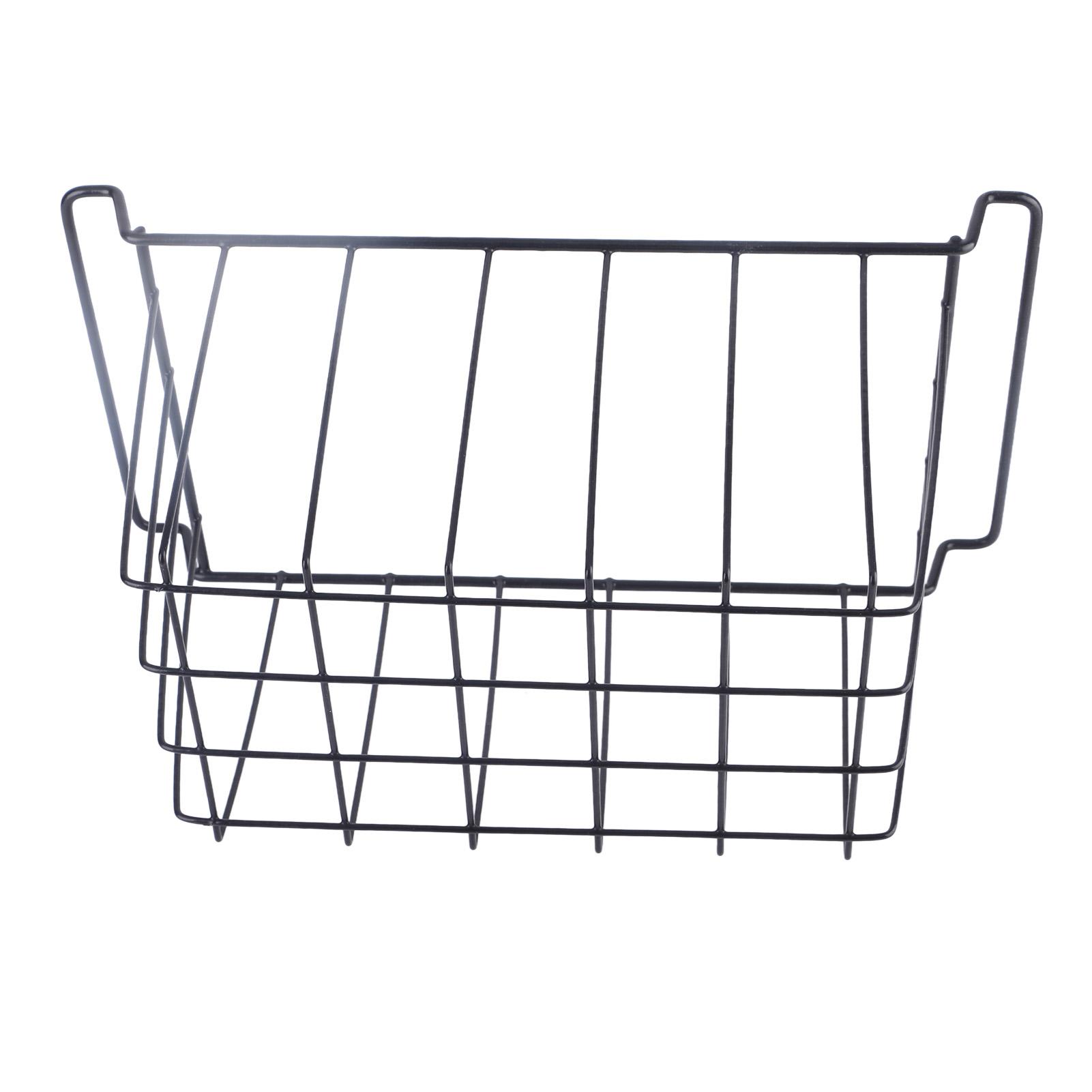 2 Pcs Freezer Wire Storage Basket PE Coated Hanging Rack Organizer Bin Black for Refrigerator Shelves L 39cm X W 20cm X H 20cm
2 Pcs Freezer Wire Storage Basket PE Coated Hanging Rack Organizer Bin Black for Refrigerator Shelves L 39cm X W 20cm X H 20cm