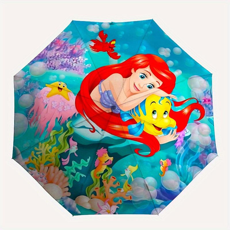 1pc Mermaid Ariel Design Automatic Opening/Closing Folding Umbrella with 8 Iron Ribs, Portable Sunshade for Men and Women yy250731071
1pc Mermaid Ariel Design Automatic Opening/Closing Folding Umbrella with 8 Iron Ribs, Portable Sunshade for Men and Women yy250731071