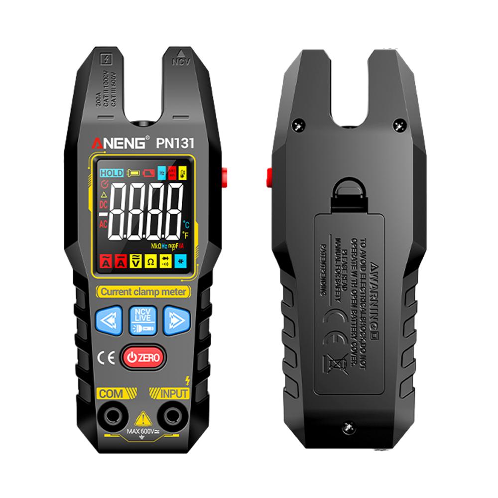 U-Shaped Digital Clamp Meter ANENG PN131 4000 Counts Voltage Current Resistance Capacitance NCV Tester Rechargeable Multimeter
U-Shaped Digital Clamp Meter ANENG PN131 4000 Counts Voltage Current Resistance Capacitance NCV Tester Rechargeable Multimeter