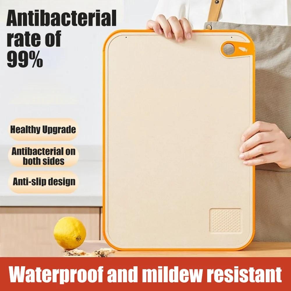 Wheat Straw Double-Sided Antibacterial Cutting Board Home Kitchen Anti-mildew Anti-slip Plastic Multi-functional Sticky Board
Wheat Straw Double-Sided Antibacterial Cutting Board Home Kitchen Anti-mildew Anti-slip Plastic Multi-functional Sticky Board