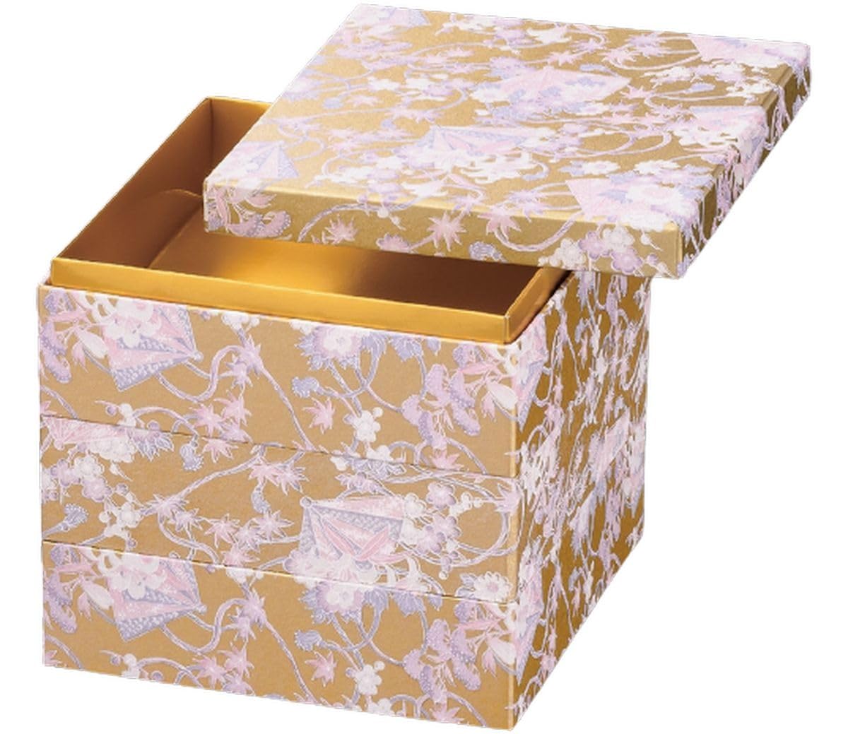 Recreational Bento Box Made in Japan 3 Tiers Dimensions Yuzen Japanese Paper Gold Fan x x 18cm J-kitchens (Bento Box) 8.5 25.5cm 25.5cm
Recreational Bento Box Made in Japan 3 Tiers Dimensions Yuzen Japanese Paper Gold Fan x x 18cm J-kitchens (Bento Box) 8.5 25.5cm 25.5cm