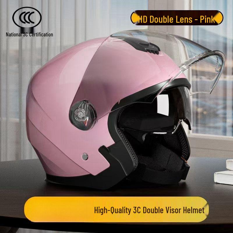 Unisex Electric Vehicle Helmet with Cold Protection, Detachable Half Helmet & Double Visor, Warm Neck Gaiter for Motorcycle Safety See Details
Unisex Electric Vehicle Helmet with Cold Protection, Detachable Half Helmet & Double Visor, Warm Neck Gaiter for Motorcycle Safety See Details