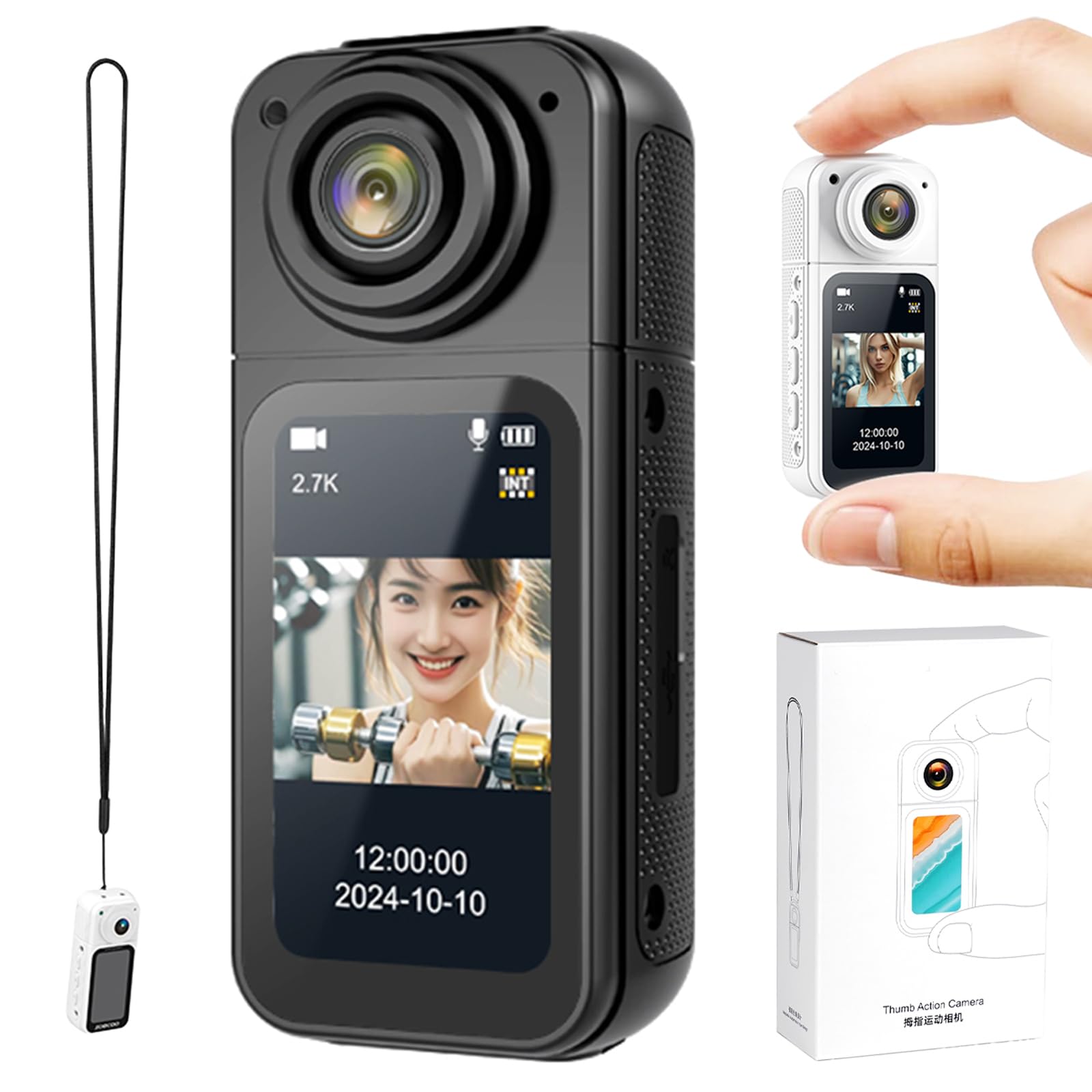 Action Small Action Ultra 32G SD Card Rotating Compact WIFI Transfer Image Camera, Camera, Light, Included, 180° Lens, Size, Ultra-Definition Display, чорний
Action Small Action Ultra 32G SD Card Rotating Compact WIFI Transfer Image Camera, Camera, Light, Included, 180° Lens, Size, Ultra-Definition Display, чорний