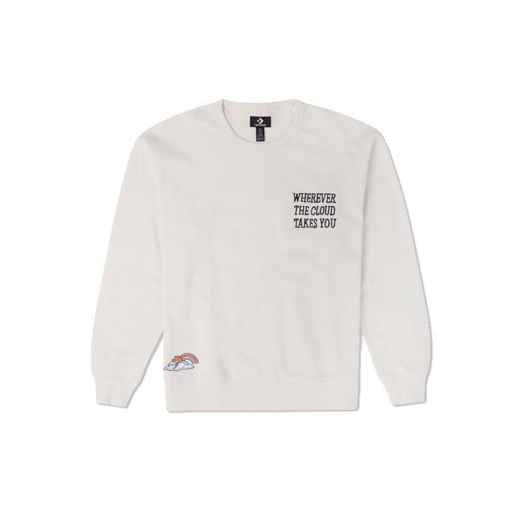 Мужская толстовка с вышитым логотипом Converse Rainbow Crew Neck, белая 10025828-A01
Мужская толстовка с вышитым логотипом Converse Rainbow Crew Neck, белая 10025828-A01