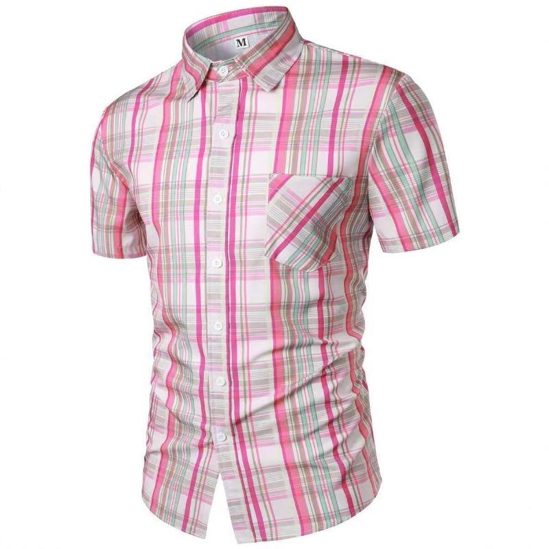 Summer Men s Floral Print Short Sleeve Shirt Casual Stylish Versatile Daily Holiday Tops M рожевий
Summer Men s Floral Print Short Sleeve Shirt Casual Stylish Versatile Daily Holiday Tops M рожевий