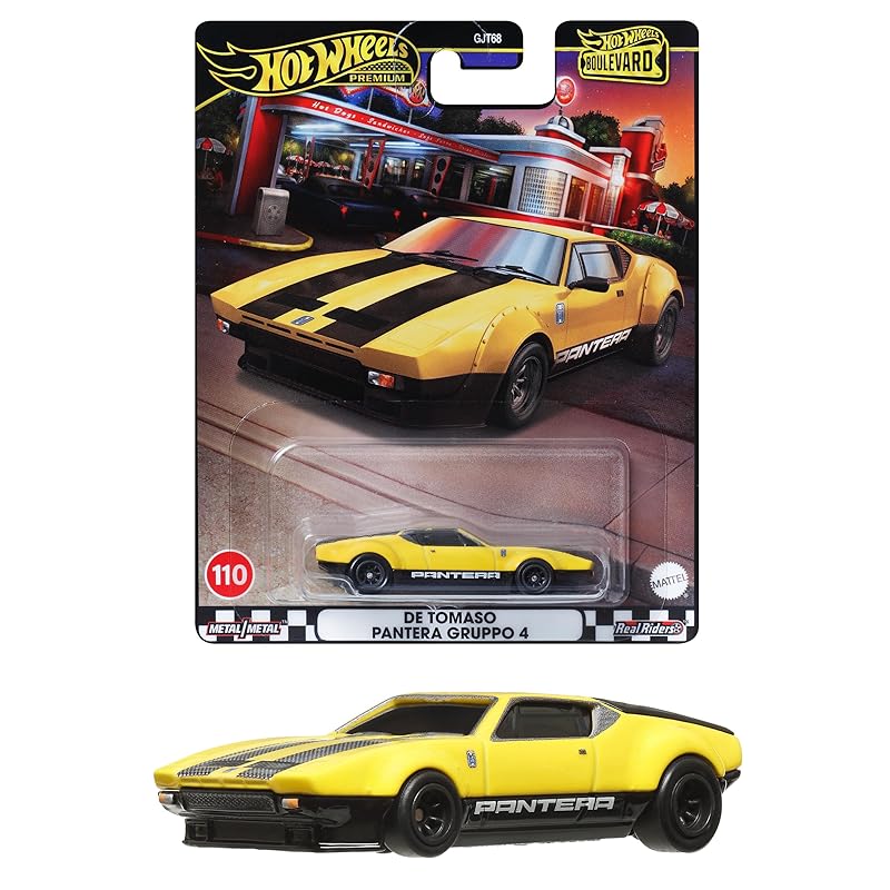 Колеса Hot Wheels) boulevard de tomaso pantera gruppo 4 игрушечные машинки мини-машинка от 3 лет желтый HRT75
Колеса Hot Wheels) boulevard de tomaso pantera gruppo 4 игрушечные машинки мини-машинка от 3 лет желтый HRT75