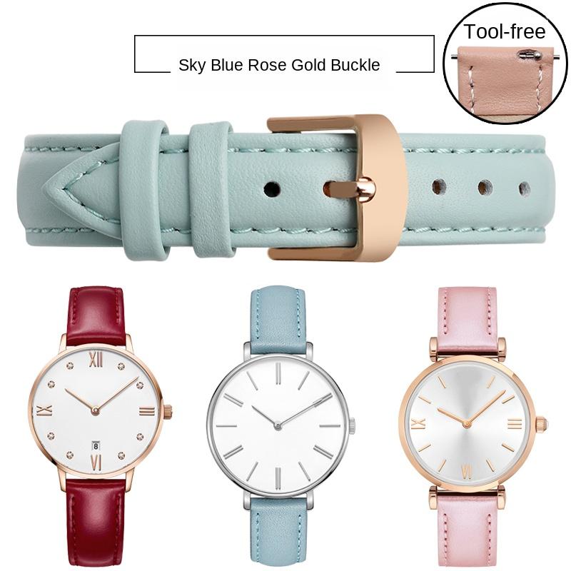 10 12mm 14mm 15mm 16mm 18m Quick Release Strap Women Genuine Leather White Red pink blue Cowhide Watch Band Bracelet Accessories 14mm
10 12mm 14mm 15mm 16mm 18m Quick Release Strap Women Genuine Leather White Red pink blue Cowhide Watch Band Bracelet Accessories 14mm