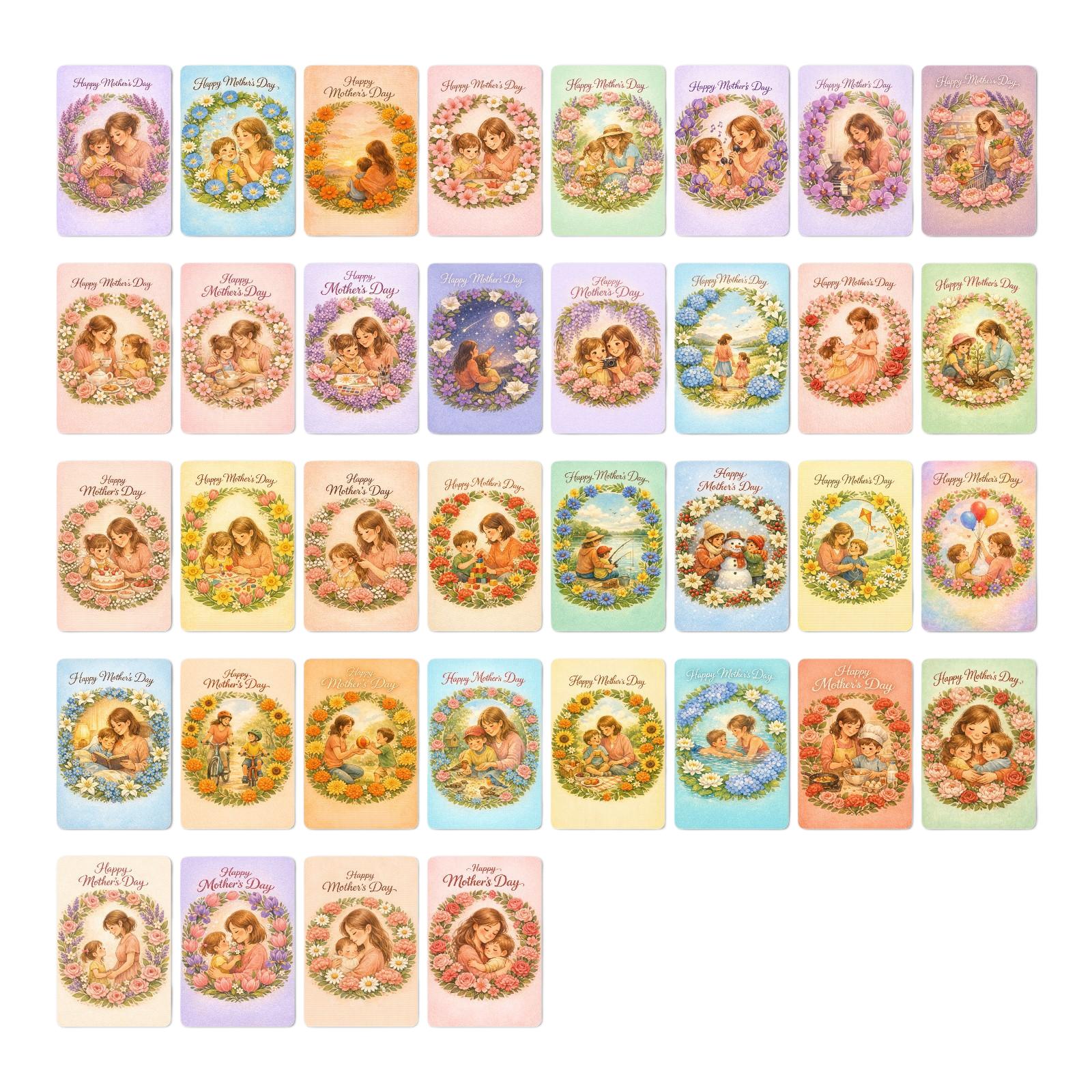 Mother s Day Greeting Cards Set 36 Pieces Assorted Designs Includes Envelopes Suitable for Handmade Messages and Special Occasions One Size
Mother s Day Greeting Cards Set 36 Pieces Assorted Designs Includes Envelopes Suitable for Handmade Messages and Special Occasions One Size