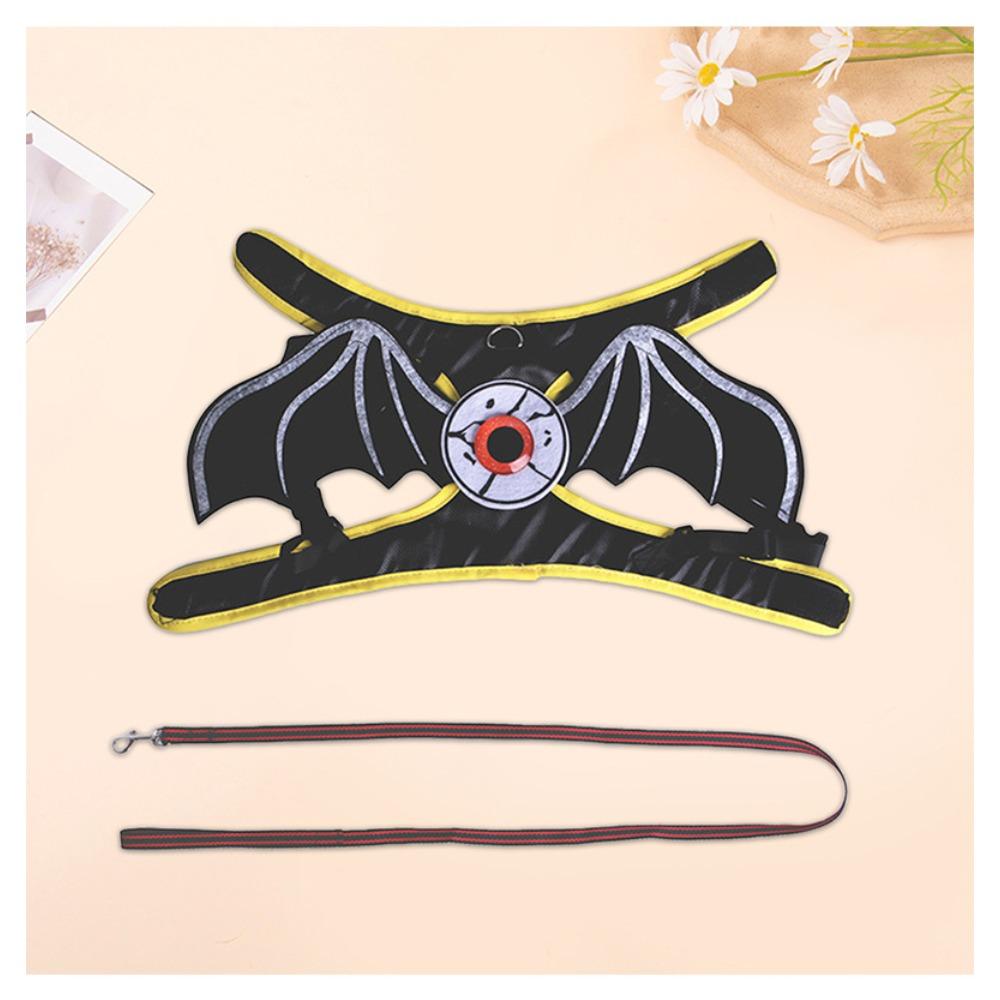 New Halloween bat eyes chest back collar funny dress up cat costume leash S
New Halloween bat eyes chest back collar funny dress up cat costume leash S