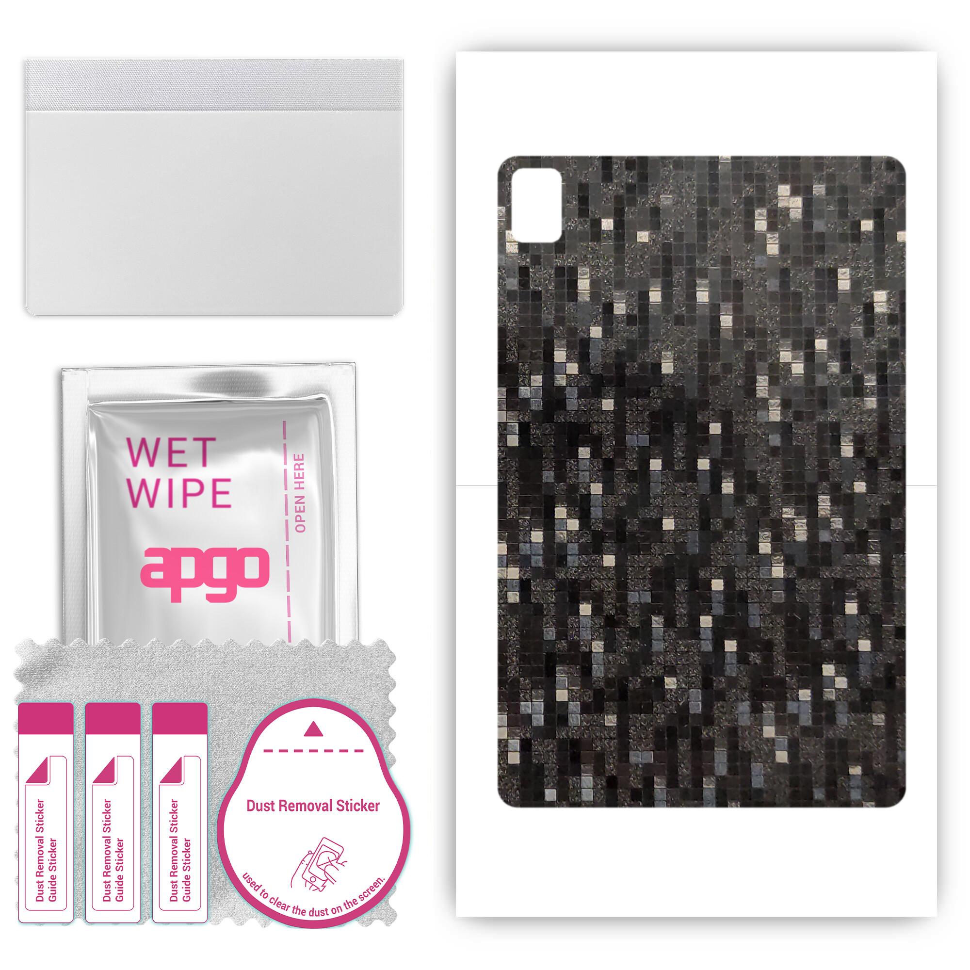 apgo Protective Skin Sticker for the back compatible with Blackview Tab 16, Wrap Film, Foil, Vinyl - Pattern Carbon Black Pixel
apgo Protective Skin Sticker for the back compatible with Blackview Tab 16, Wrap Film, Foil, Vinyl - Pattern Carbon Black Pixel