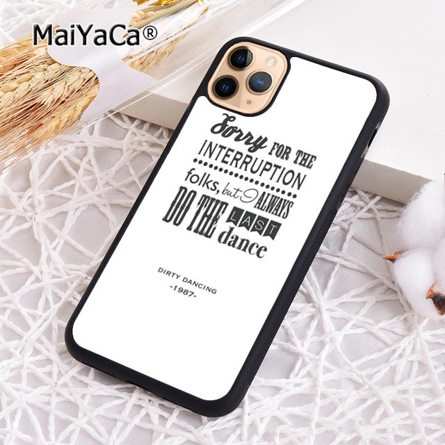 MaiYaCa Dirty Dancing Movie Poster Phone Case For iPhone 17 Air 16 15 6s plus 11 12 13 14 pro max shell coque iPhone 11pro max
MaiYaCa Dirty Dancing Movie Poster Phone Case For iPhone 17 Air 16 15 6s plus 11 12 13 14 pro max shell coque iPhone 11pro max