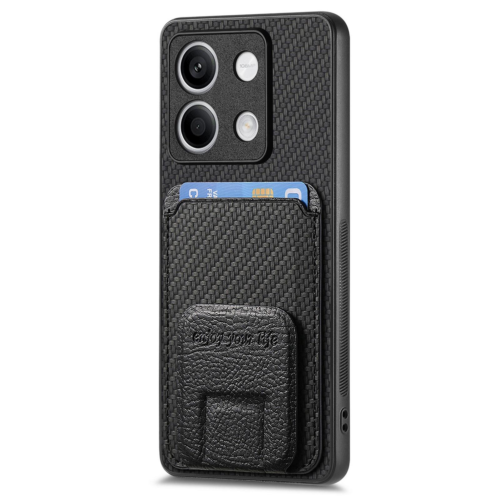 C1-11 for Xiaomi Redmi Note 13 5G Case Carbon Fiber Texture Leather Coated TPU Card Slot Phone Cover Black
C1-11 for Xiaomi Redmi Note 13 5G Case Carbon Fiber Texture Leather Coated TPU Card Slot Phone Cover Black
