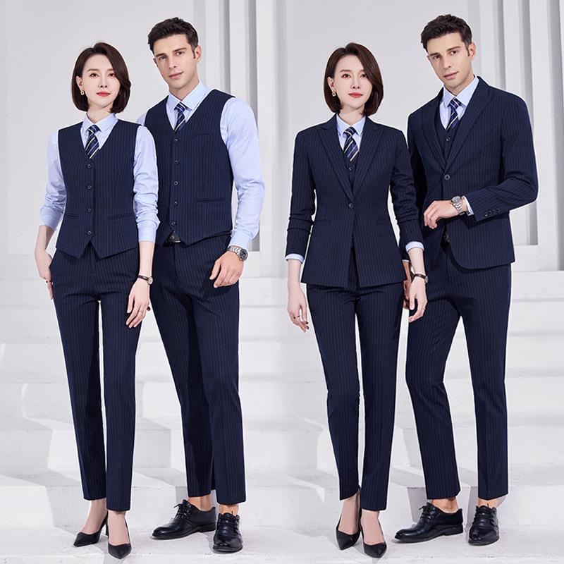 Luxury Blue Striped Suit Vest Set for Men and Women - Business, Formal, Hotel Workwear XXXXL
Luxury Blue Striped Suit Vest Set for Men and Women - Business, Formal, Hotel Workwear XXXXL