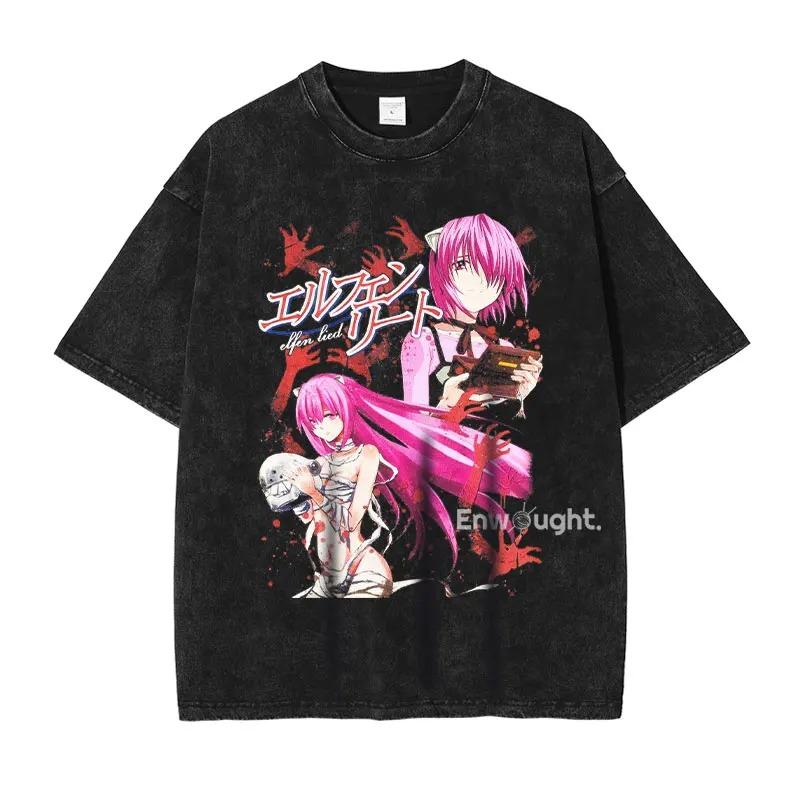 Japanese hot Anime Elfen Lied T Shirt Vintage Washed YK Manga Oversized Unisex hot product soft high quality Washed Vintage tee S
Japanese hot Anime Elfen Lied T Shirt Vintage Washed YK Manga Oversized Unisex hot product soft high quality Washed Vintage tee S