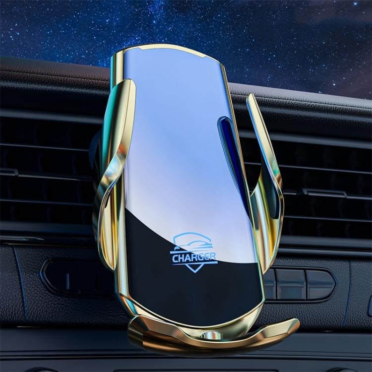 Q3S Infrared lnduction Wireless Fast Charging Air Outlet Car Holder золотистый
Q3S Infrared lnduction Wireless Fast Charging Air Outlet Car Holder золотистый