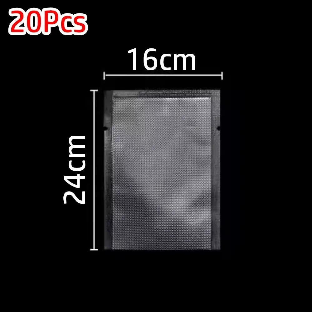 20Pcs Portable Clear Embossed Vacuum Bags Heat Sealing Frozen Heatable Food Saver Bags Vacuum Packed Bag for Food Saver
20Pcs Portable Clear Embossed Vacuum Bags Heat Sealing Frozen Heatable Food Saver Bags Vacuum Packed Bag for Food Saver