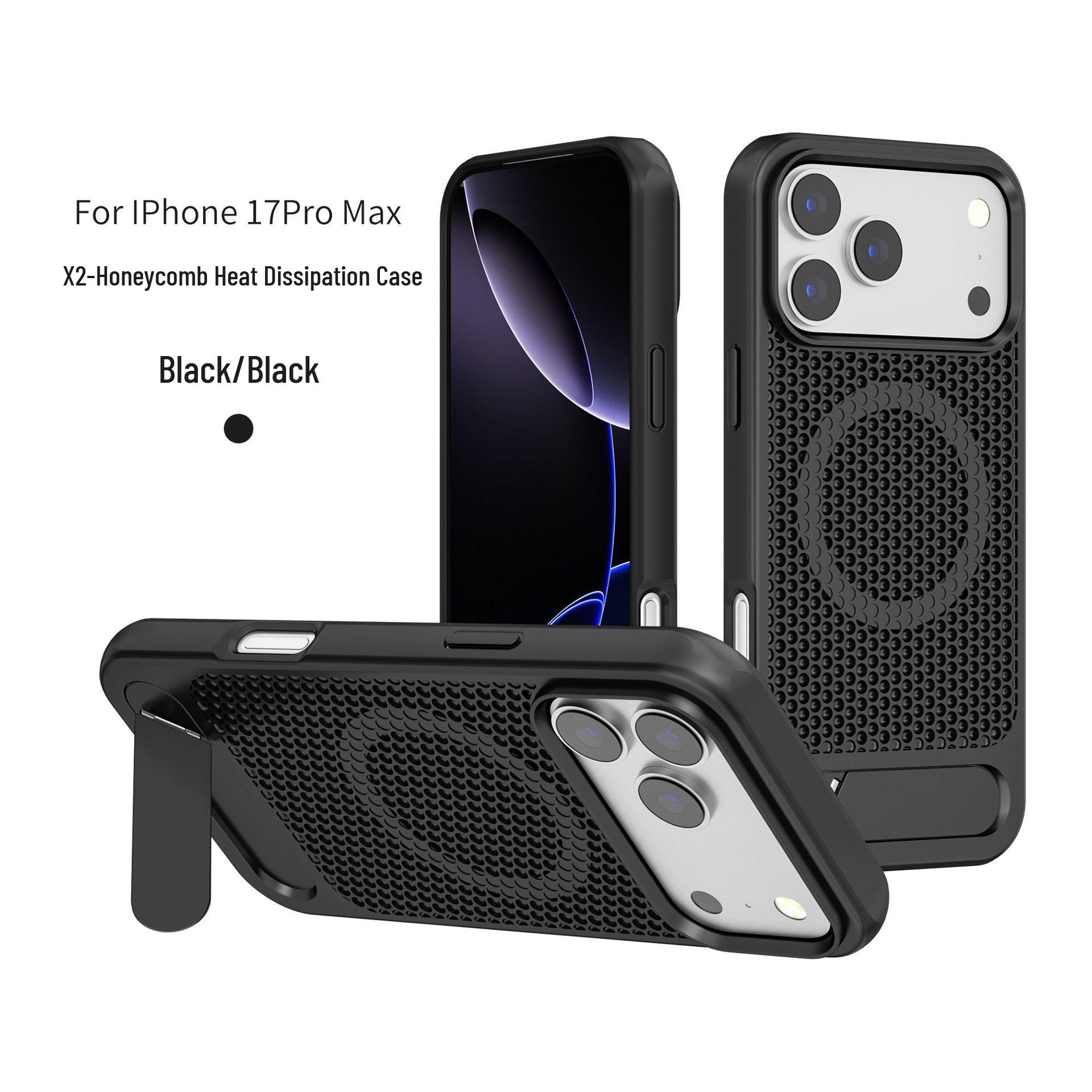 17PRO Honeycomb Heat Dissipation Magnetic Case, 16PROMAX Magnetic Stand Case, 15 Horizontal Stand Case iPhone 17 Pro Max чёрный
17PRO Honeycomb Heat Dissipation Magnetic Case, 16PROMAX Magnetic Stand Case, 15 Horizontal Stand Case iPhone 17 Pro Max чёрный