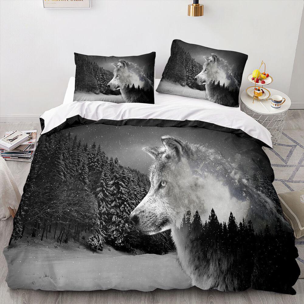 Wolf Duvet Cover Queen Boho Dream Catcher Comforter Cover Microfiber Woodland Wild Animal Wolf Bedding Set for Kids Boys Adults 135x200cm
Wolf Duvet Cover Queen Boho Dream Catcher Comforter Cover Microfiber Woodland Wild Animal Wolf Bedding Set for Kids Boys Adults 135x200cm