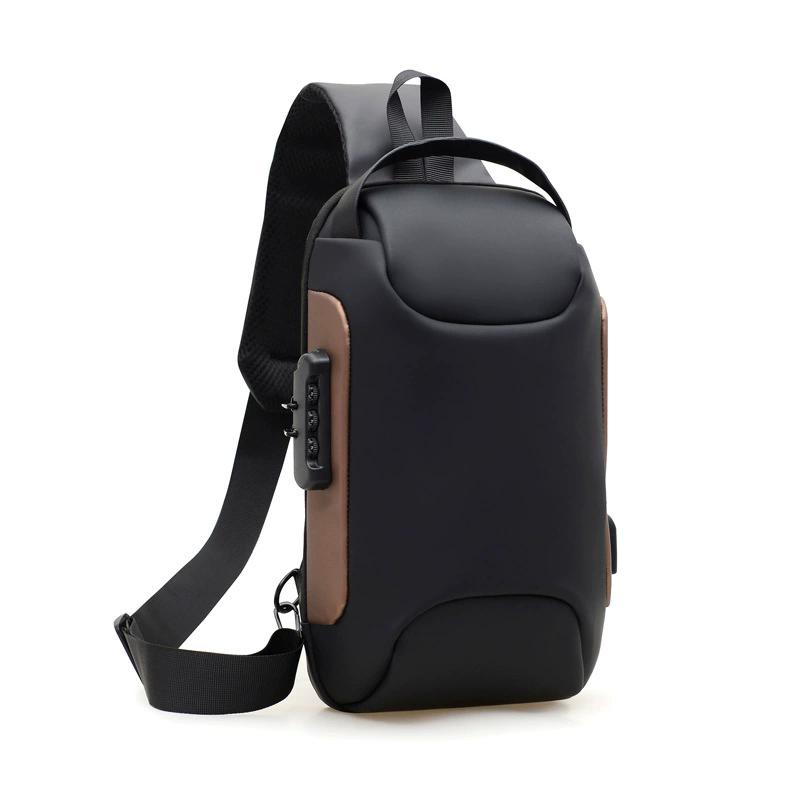 Men Large Capacity Anti-theft Sling Bag, USB Charging Port Plain Crossbody Bag Adjustable Strap Casual Zipper Belt Bag чорний коричневого кольору
Men Large Capacity Anti-theft Sling Bag, USB Charging Port Plain Crossbody Bag Adjustable Strap Casual Zipper Belt Bag чорний коричневого кольору