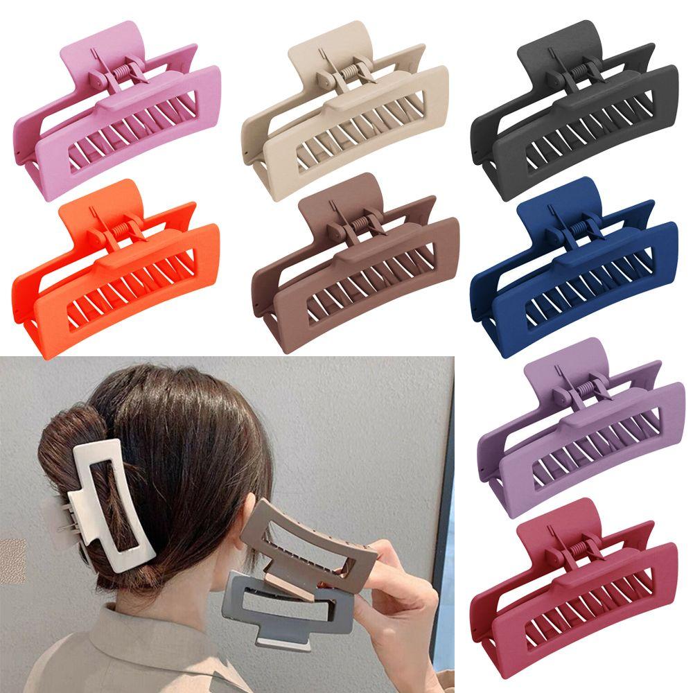 Colorful Accessories Geometric Banana Clip Large Hair Claws Hair Clamps Square Acrylic Hair Clips
Colorful Accessories Geometric Banana Clip Large Hair Claws Hair Clamps Square Acrylic Hair Clips