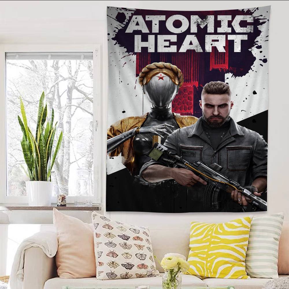 Game Atomic Heart Printed Large Wall Tapestry Indian Buddha Wall Decoration Witchcraft Bohemian Hippie Wall Art Decor 74x94cm(29x37in)
Game Atomic Heart Printed Large Wall Tapestry Indian Buddha Wall Decoration Witchcraft Bohemian Hippie Wall Art Decor 74x94cm(29x37in)