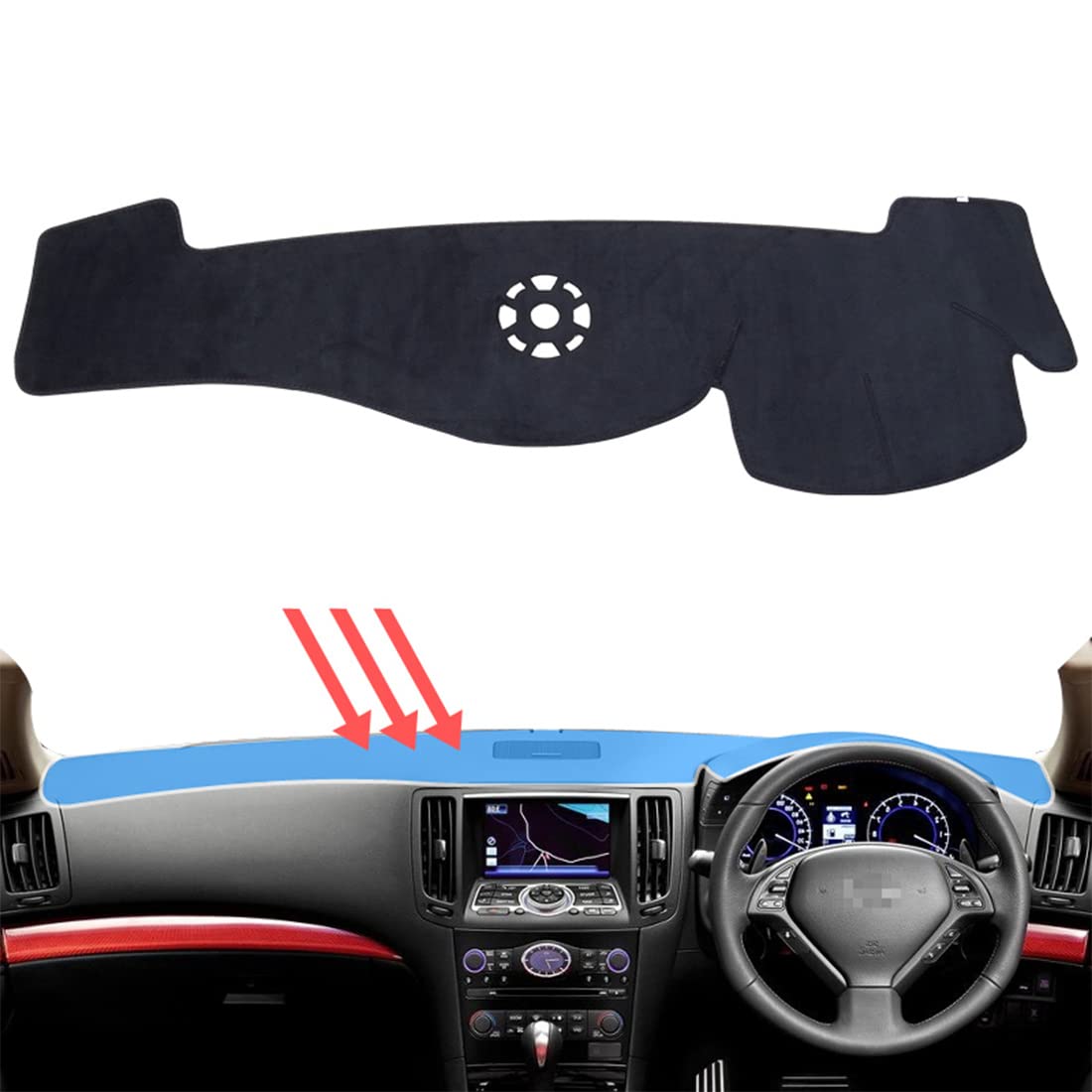 Коврик на приборную панель Infiniti V36 для защиты от солнечного света/Чехол на панель 2009-2010 G25/G37, Защита,
Коврик на приборную панель Infiniti V36 для защиты от солнечного света/Чехол на панель 2009-2010 G25/G37, Защита,