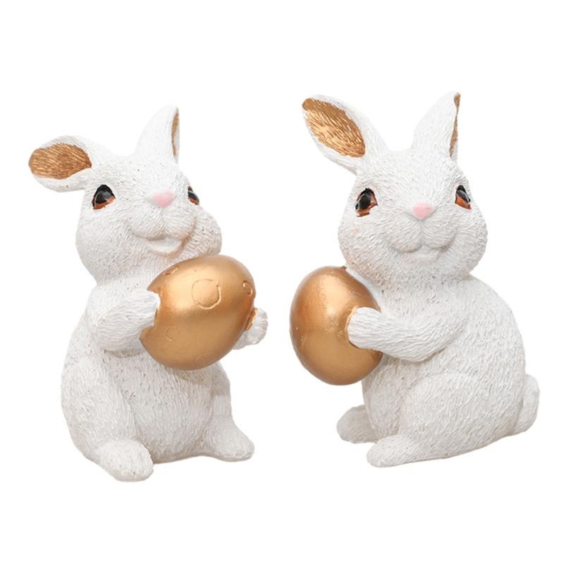 2pc Easter Bunnies Decorations Simulation Rabbit Toy Figurine Desktop Artificial Animal Model for Easter Day Decor 1
2pc Easter Bunnies Decorations Simulation Rabbit Toy Figurine Desktop Artificial Animal Model for Easter Day Decor 1