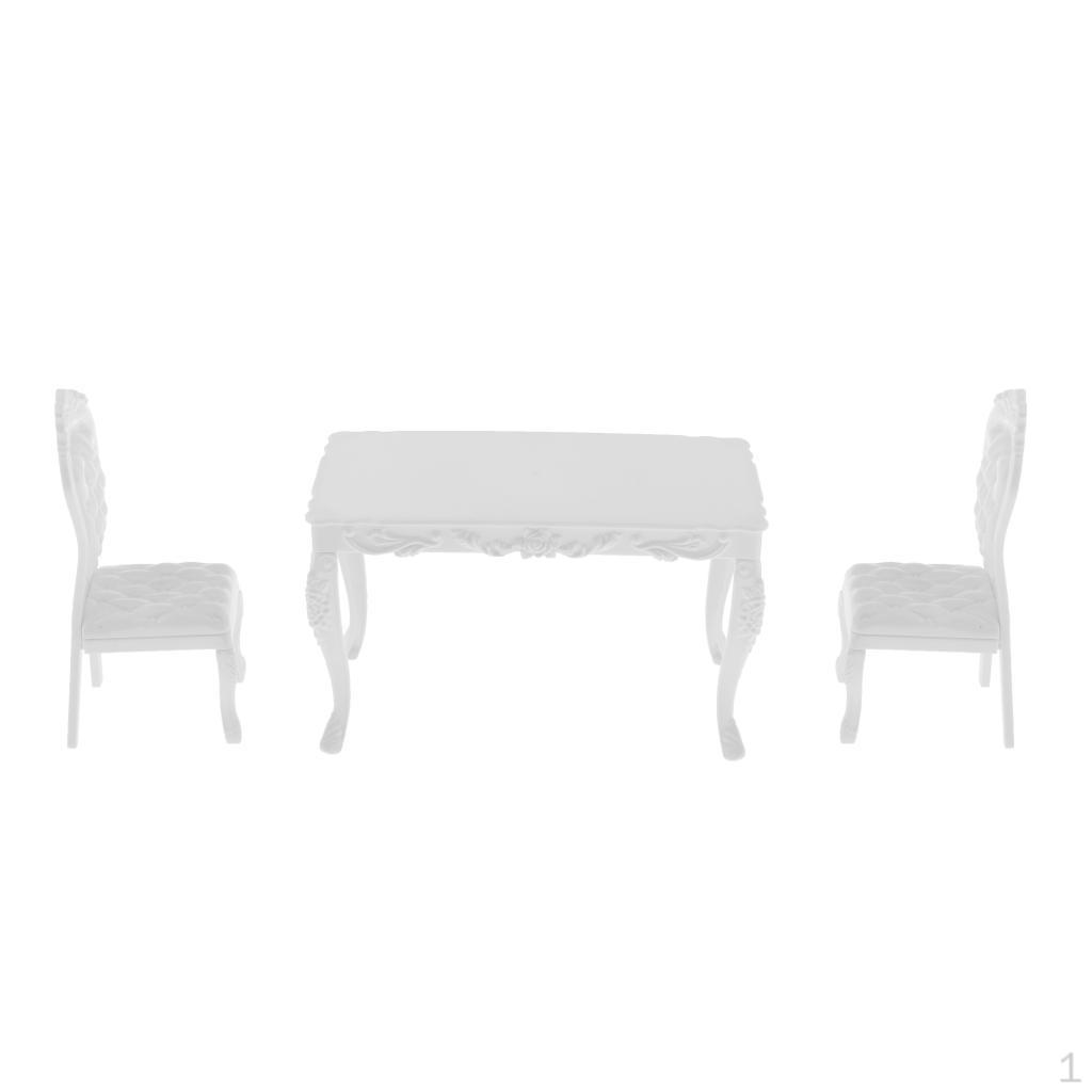 1:6 Scale Miniature Plastic Table And Chair Model for 12 Figures 3Pcs
1:6 Scale Miniature Plastic Table And Chair Model for 12 Figures 3Pcs