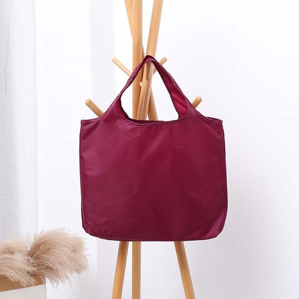 Oxford Cloth Folding Shopping Pouch Multi-functional Large Capacity Eco-friendly Tote Bag Portable Mini Solid Color Shoulder Bag темно-червоний колір
Oxford Cloth Folding Shopping Pouch Multi-functional Large Capacity Eco-friendly Tote Bag Portable Mini Solid Color Shoulder Bag темно-червоний колір