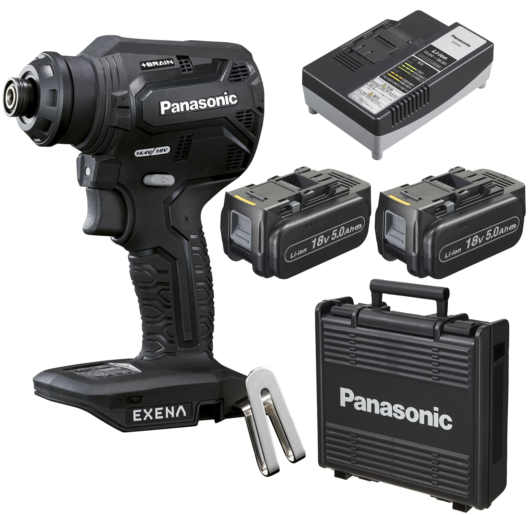 Panasonic Electric Drill Driver Set EXENA Pack x Rapid Plastic Compatible with Compatible with ATTACH8 Automatic Electric Drill Black (Battery 2,
Panasonic Electric Drill Driver Set EXENA Pack x Rapid Plastic Compatible with Compatible with ATTACH8 Automatic Electric Drill Black (Battery 2,