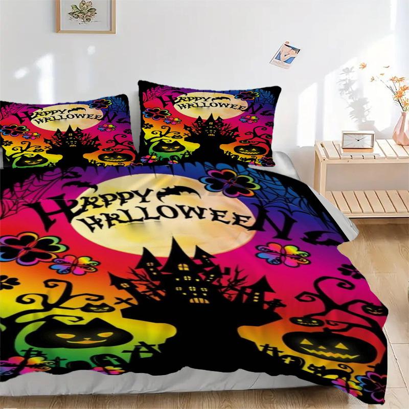 3pcs Halloween Decorations Duvet Cover Set -Includes 1 Duvet Cover and 2 Pillowcases, No Quilt Core, All-Season Home Decor yy251111100 135x200cm
3pcs Halloween Decorations Duvet Cover Set -Includes 1 Duvet Cover and 2 Pillowcases, No Quilt Core, All-Season Home Decor yy251111100 135x200cm