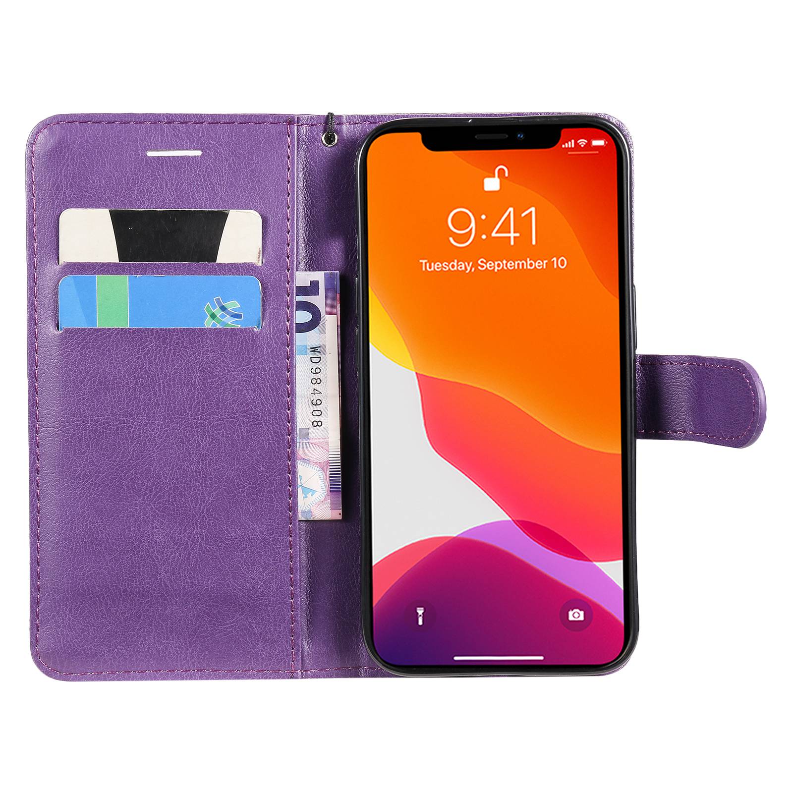 For iPhone 14 Case Solid Color Leather Mobile Cover Wallet Stand with Strap Blue 
For iPhone 14 Case Solid Color Leather Mobile Cover Wallet Stand with Strap Blue