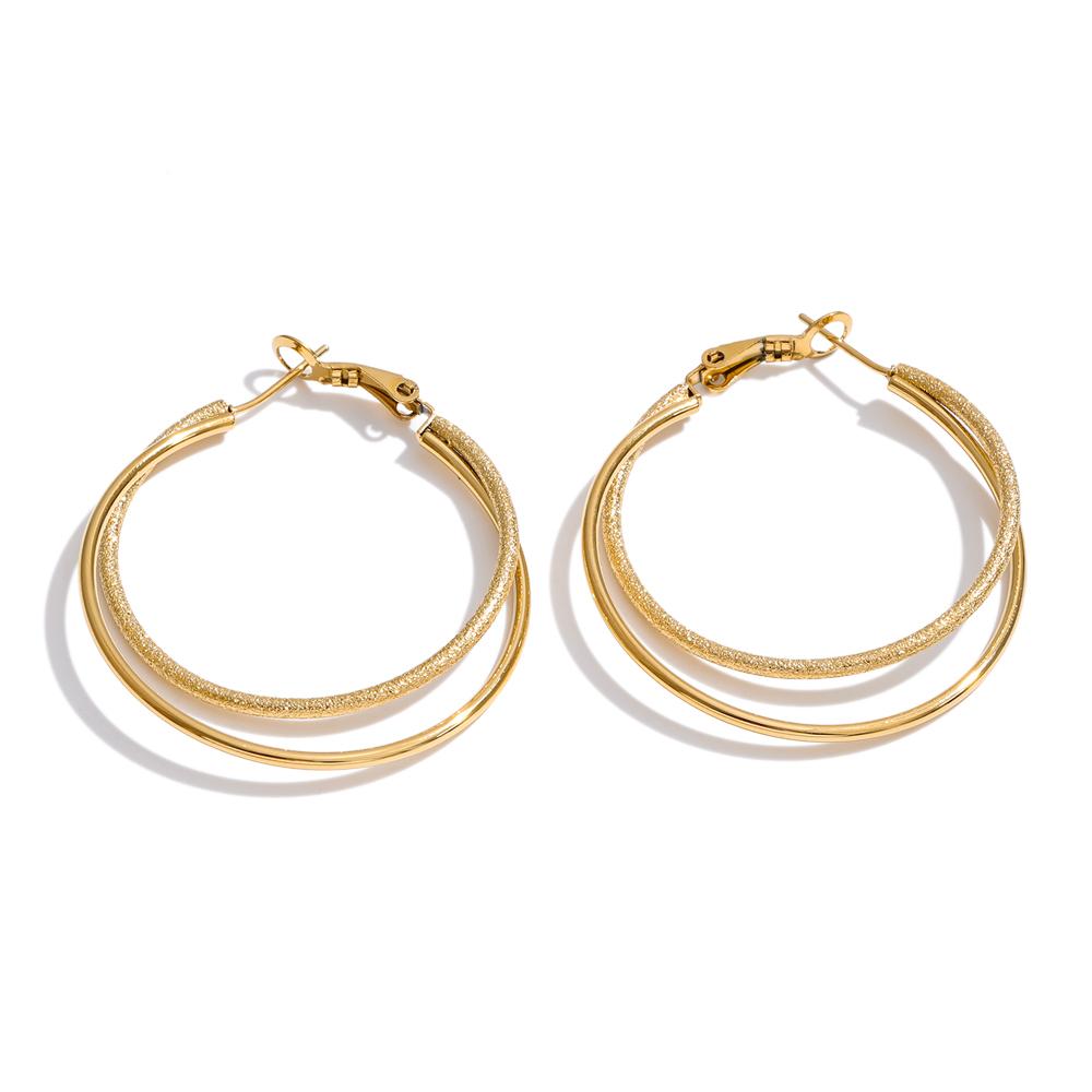 Yhpup 39*39mm Double-Layer Round Hoop Earrings 2026 Stainless Steel Daily Minimalist Basic Jewelry Waterproof High Quality Gift
Yhpup 39*39mm Double-Layer Round Hoop Earrings 2026 Stainless Steel Daily Minimalist Basic Jewelry Waterproof High Quality Gift