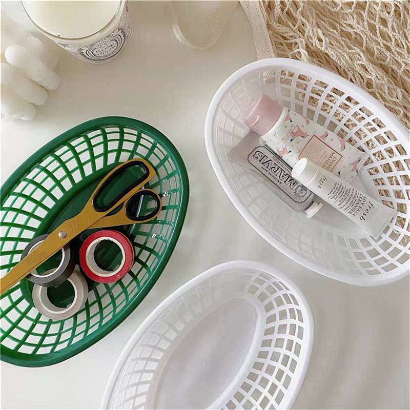 Plastic Desktop Basket French Vegetables Fruit Hamburger Basket Snack Plate Fries Hot Dog Korean Ins Same Color Storage Basket
Plastic Desktop Basket French Vegetables Fruit Hamburger Basket Snack Plate Fries Hot Dog Korean Ins Same Color Storage Basket
