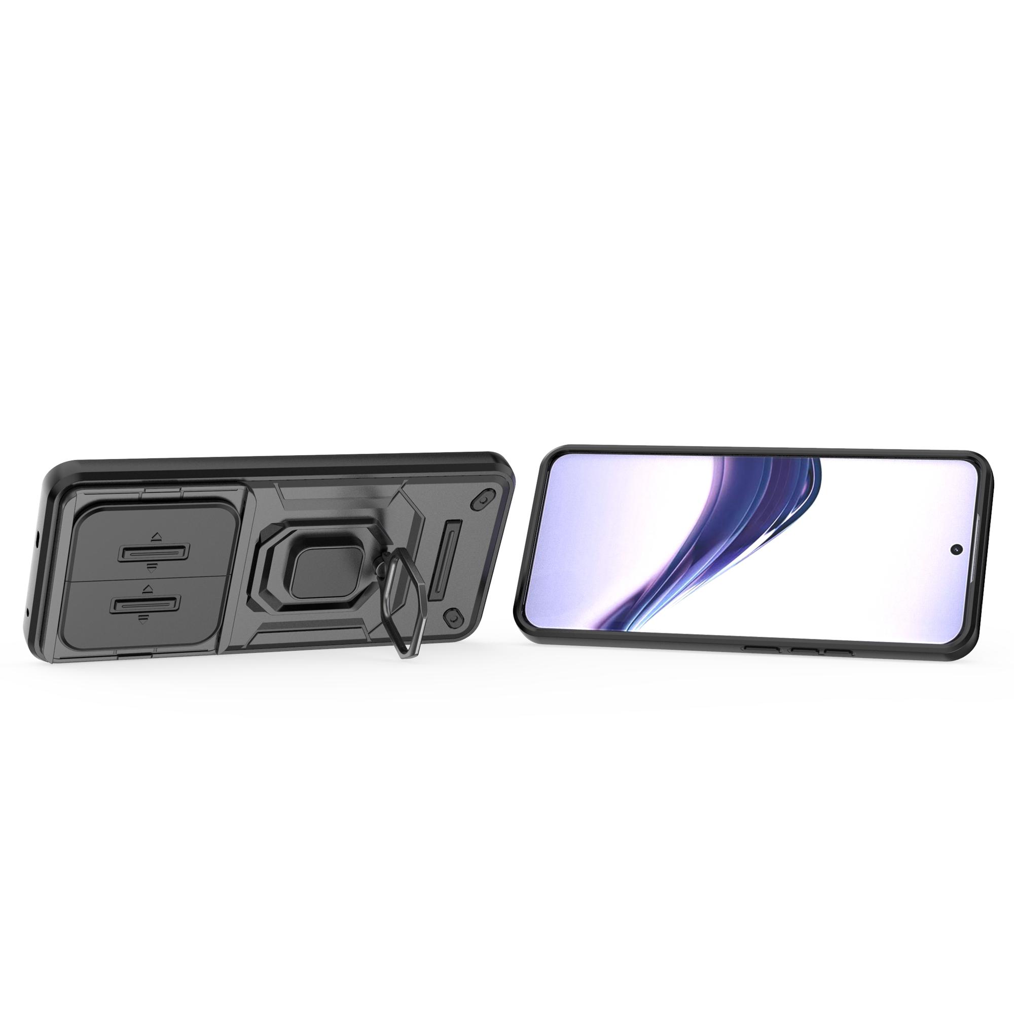 For Realme 13 Pro 5G (Global)/13 Pro+ 5G (Global) Case PC+TPU Kickstand Phone Protector with Lens Cover Black
For Realme 13 Pro 5G (Global)/13 Pro+ 5G (Global) Case PC+TPU Kickstand Phone Protector with Lens Cover Black