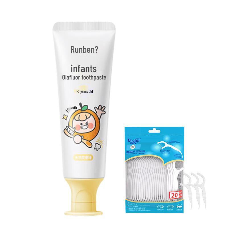 Dr. Tooth Dental Floss Sticks & Runben Infant Toothpaste Bundle
Dr. Tooth Dental Floss Sticks & Runben Infant Toothpaste Bundle