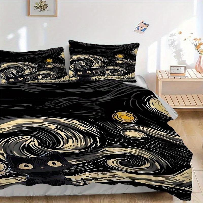 3Pcs Starry Night Printed Bedding Set, Breathable And Soft,(Includes 1 Duvet Cover And 2 Pillowcases, Quilt Not Included) yy250815197 135x200cm
3Pcs Starry Night Printed Bedding Set, Breathable And Soft,(Includes 1 Duvet Cover And 2 Pillowcases, Quilt Not Included) yy250815197 135x200cm