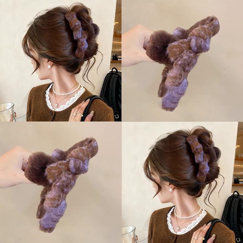 2025 Новый Стиль Большая Пушистая Заколка-Краб для Волос для Женщин - Большая Заколка-Акула для Густых/Объемных Волос, Универсальный Аксессуар для Волос для Осени и Зимы коричневый
2025 Новый Стиль Большая Пушистая Заколка-Краб для Волос для Женщин - Большая Заколка-Акула для Густых/Объемных Волос, Универсальный Аксессуар для Волос для Осени и Зимы коричневый