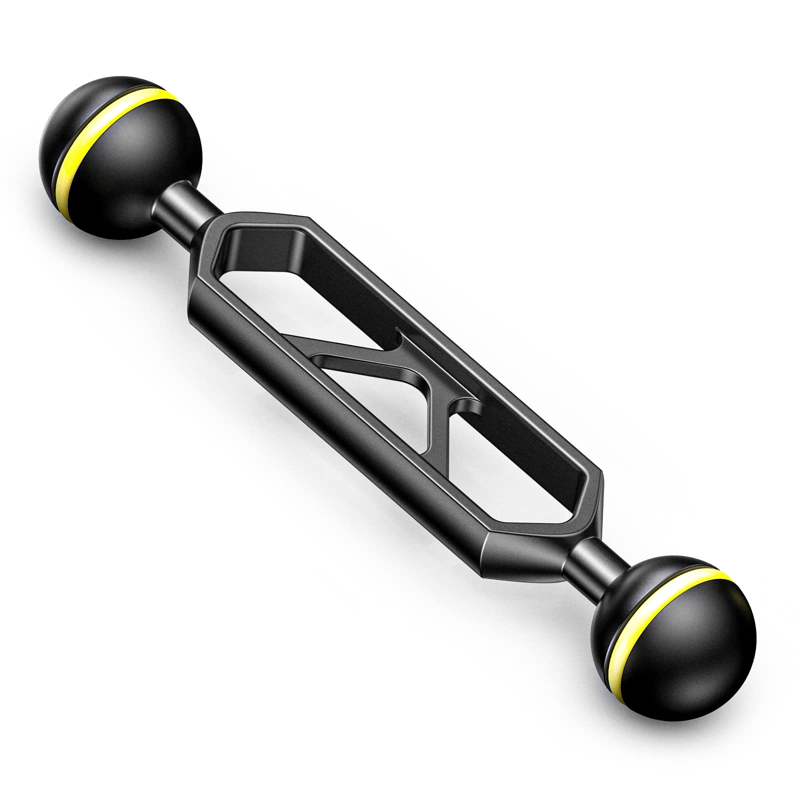 Seafrogs Double Ball Aluminum Arm Connects Lights to Lighting Systems and Underwater Housings 5 1 Strobe/Video
Seafrogs Double Ball Aluminum Arm Connects Lights to Lighting Systems and Underwater Housings 5 1 Strobe/Video