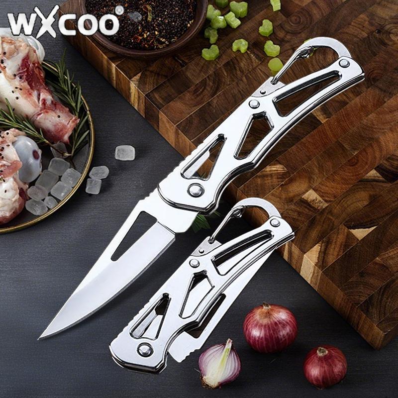 WXCOO Folding Knife Fruit Paring Multi-Function Wooden Knife Non-slip handle Meat Cleaver Pocket Stainless Steel Kitchen
WXCOO Folding Knife Fruit Paring Multi-Function Wooden Knife Non-slip handle Meat Cleaver Pocket Stainless Steel Kitchen