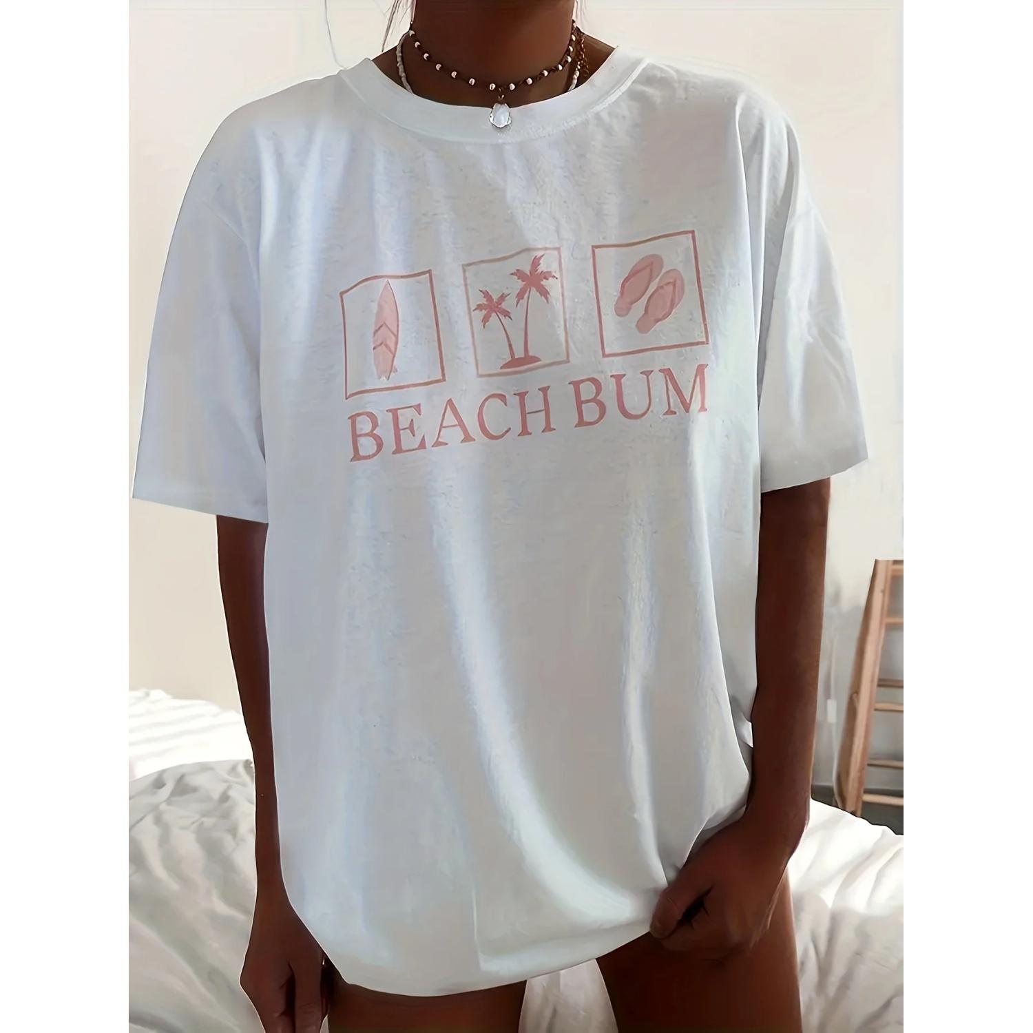 Women s Letter Graphic Print T-Shirt Comfortable Crew Neck Short Sleeve Top for Casual Everyday Wear XXXXXL білий
Women s Letter Graphic Print T-Shirt Comfortable Crew Neck Short Sleeve Top for Casual Everyday Wear XXXXXL білий