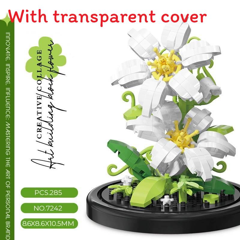 Sunflowers Lilies Roses Hibiscus Bouquet Building Blocks With Dust Cover Lily Bloom Dust Cover
Sunflowers Lilies Roses Hibiscus Bouquet Building Blocks With Dust Cover Lily Bloom Dust Cover