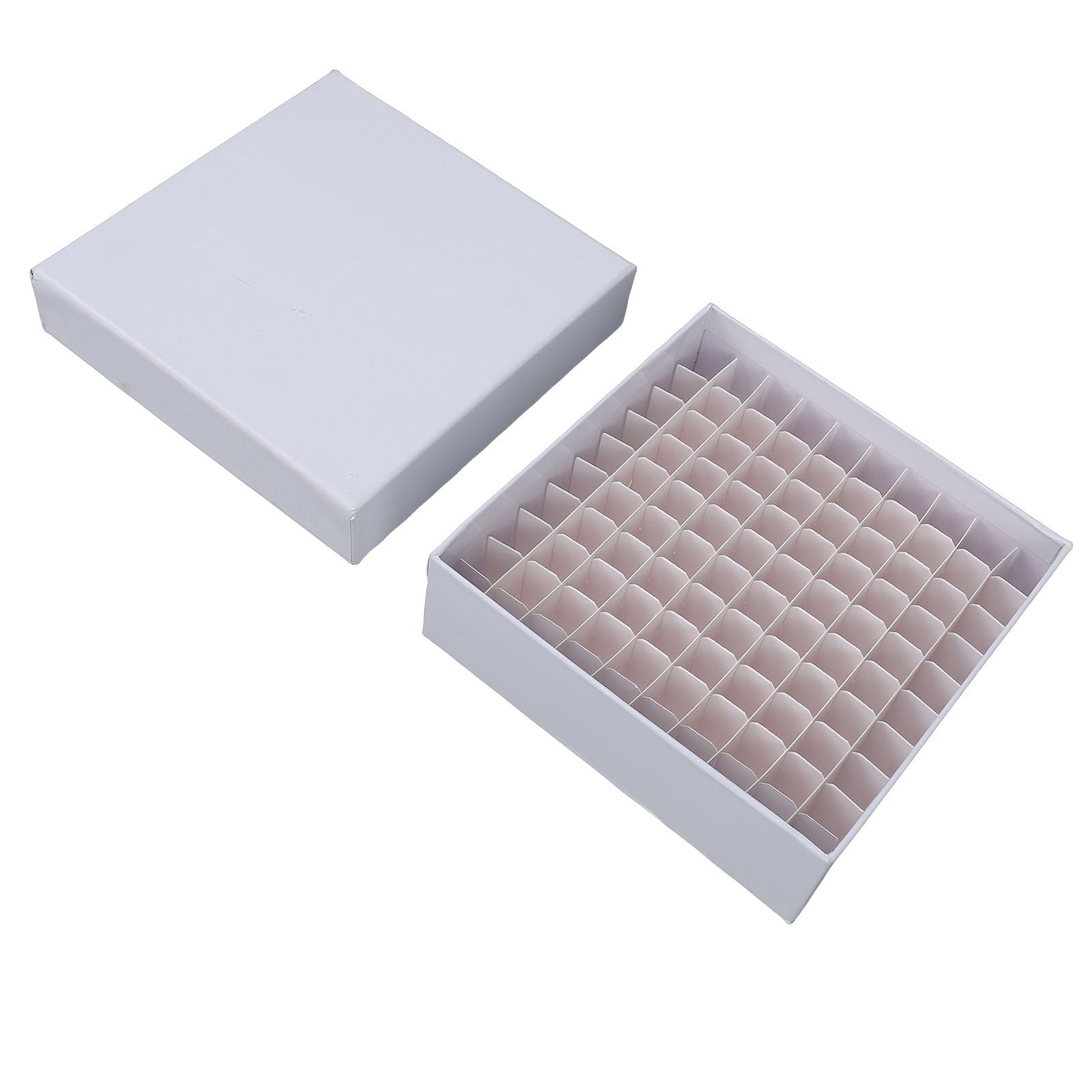 Cryo Box Cardboard 100 Place Insert 1.5-2.0ml Freezing Tubes Centrifuge Tubes
Cryo Box Cardboard 100 Place Insert 1.5-2.0ml Freezing Tubes Centrifuge Tubes