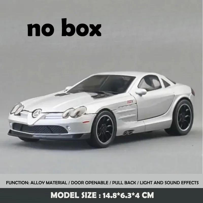 Diecast 1:32 Benz SLR McLaren 722 S Roadster Speedster Supercar Alloy Model Collection Metal Miniature Hobby Boy Car Toy Gifts
Diecast 1:32 Benz SLR McLaren 722 S Roadster Speedster Supercar Alloy Model Collection Metal Miniature Hobby Boy Car Toy Gifts